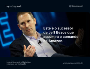 Este é o sucessor  de Jeff Bezos que assumirá o comando da Amazon. (1)